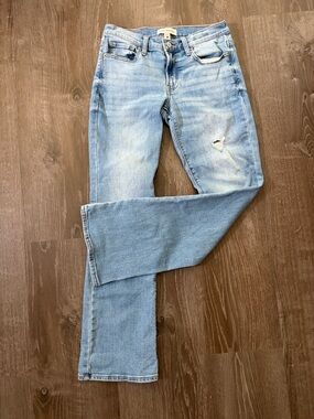 Lucky Brand Women's SWEET Mid Rise Boot Cut Jeans 4/27A light/ medium Wash